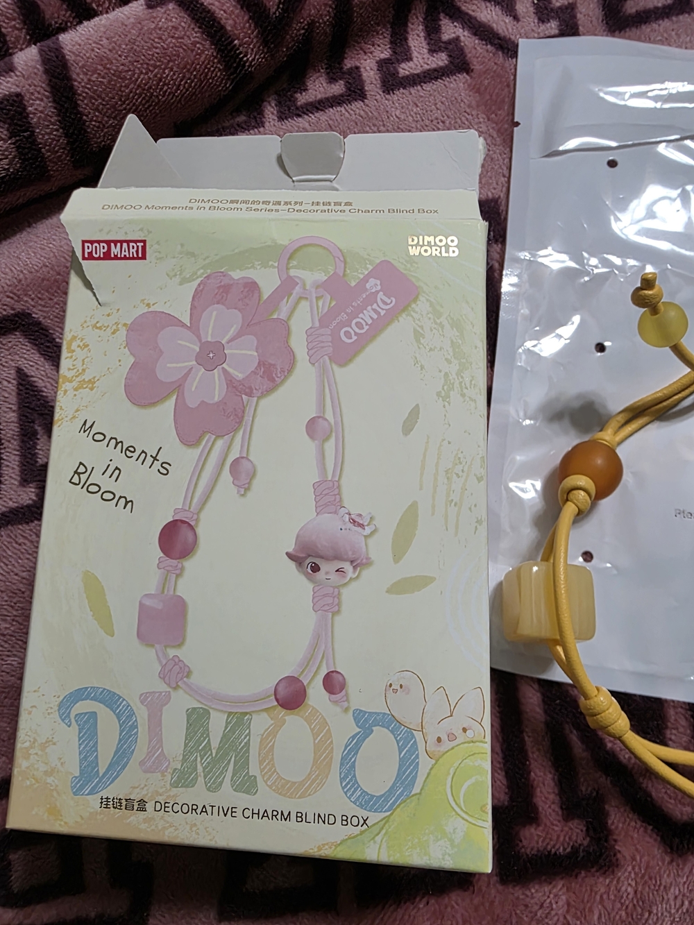 Dimoo Moments In Bloom Phone Charm - Picture 3 of 4